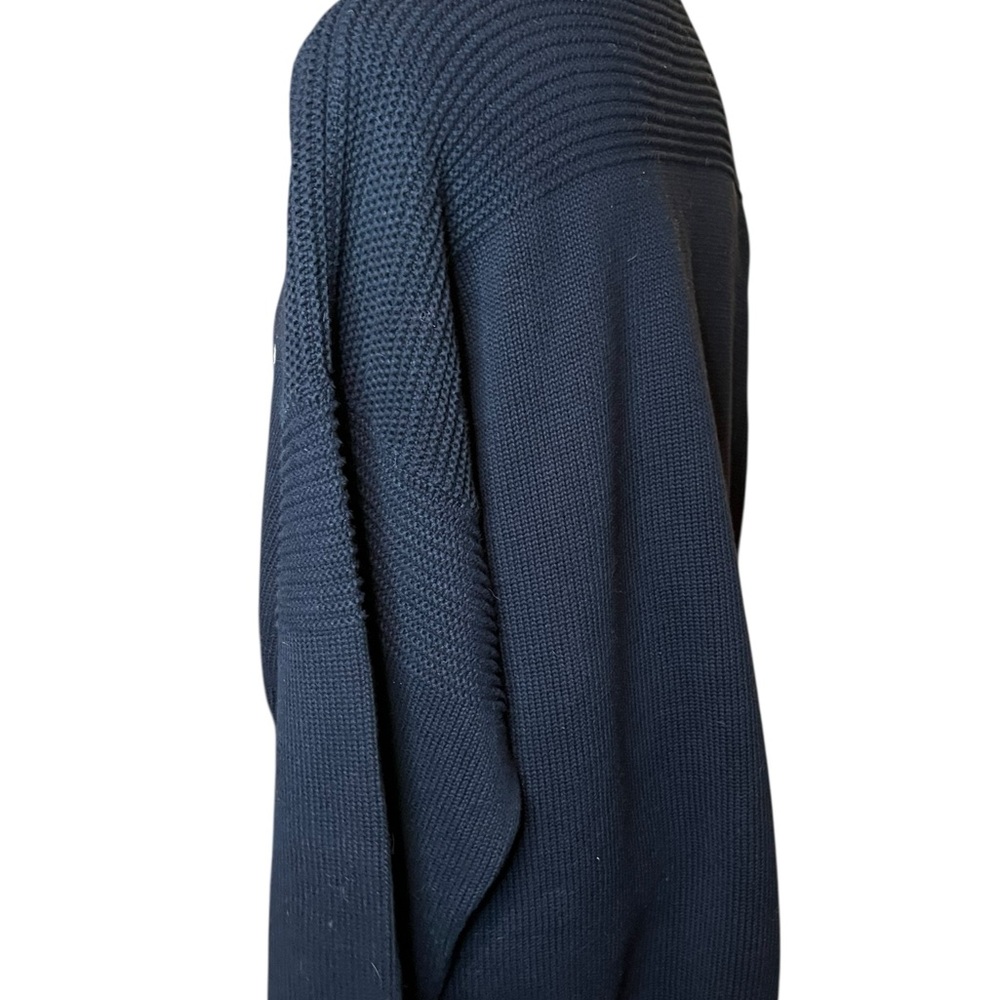 Nautica Black Crewneck Sweater with Gold Accents - Picture 7 of 9